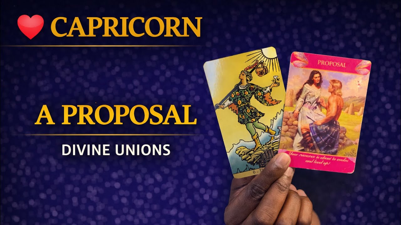 ❤️ CAPRICORN-A Proposal Is Coming… Trust This New Beginning (Divine Union) |Daily Tarot Reading