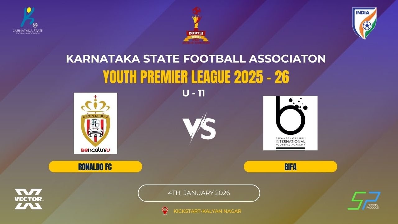 KSFA | YPL 2025 - 26 | U - 11 | KICKSTART GROUND | RONALDO FC VS BIFA | 04.01.26
