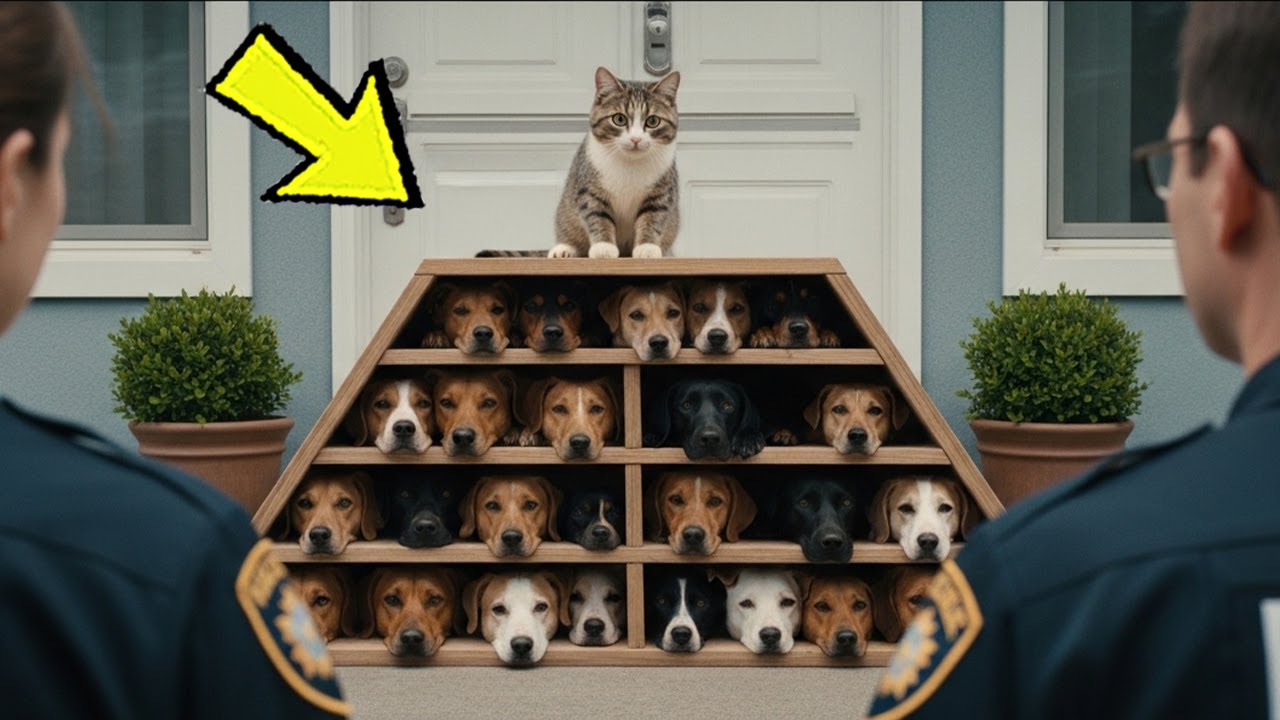 Katze stiehlt alle Hunde des Nachbarn – als die Polizei den Grund erfährt, ist sie schockiert