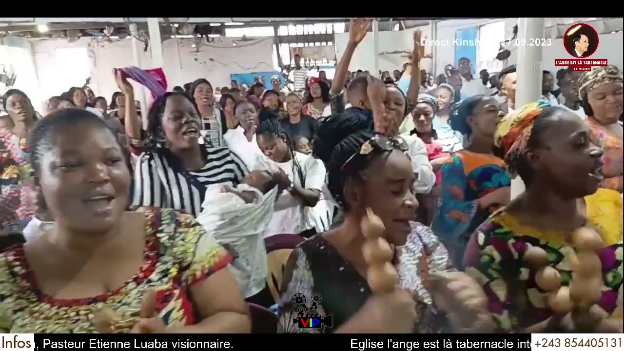 LOUANGE  DE FEU A L'ANCIENNE MODE - FRERE DANIEL KADIMA - L'ANGE EST LA TABERNACLE