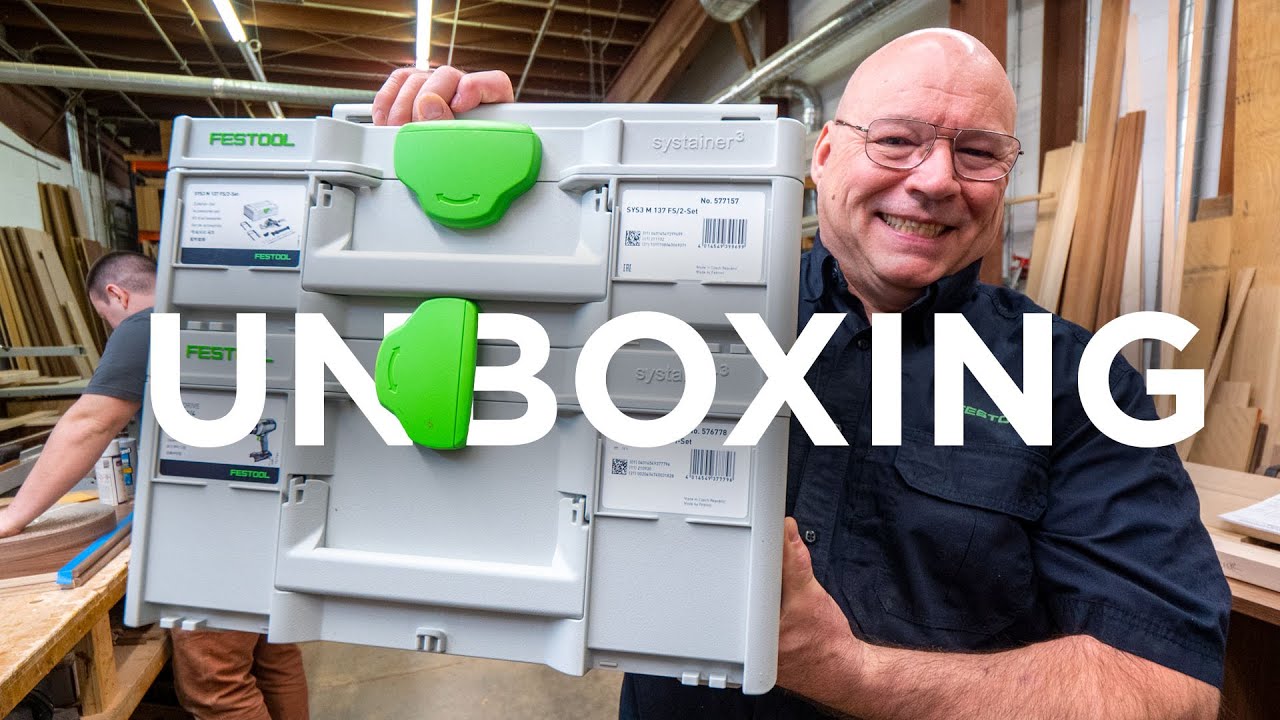 Sedge helps us UNBOX our new Festool Tools