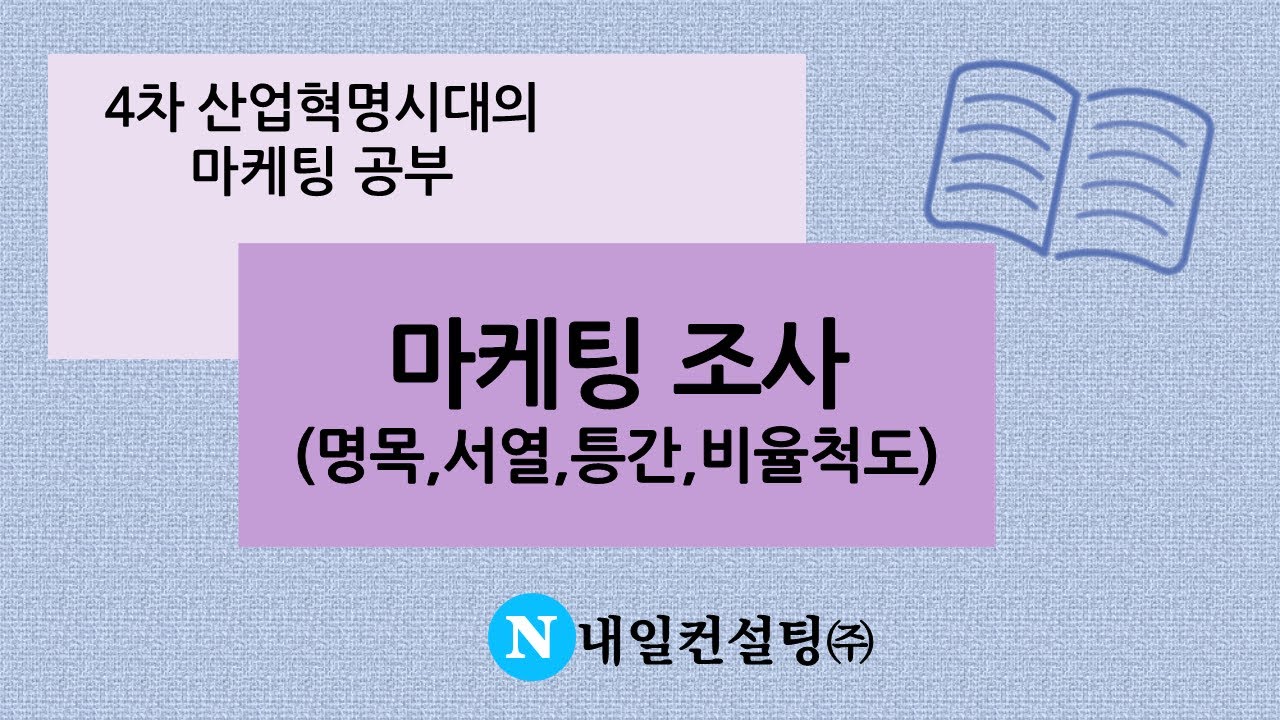 명목척도, 서열척도, 등간척도, 비율척도