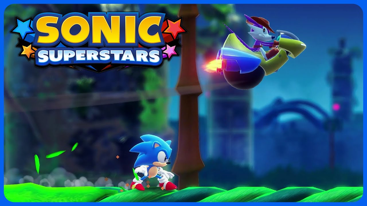 Speed Jungle Act Sonic ( vs Fang the Hunter ) - Sonic Superstars