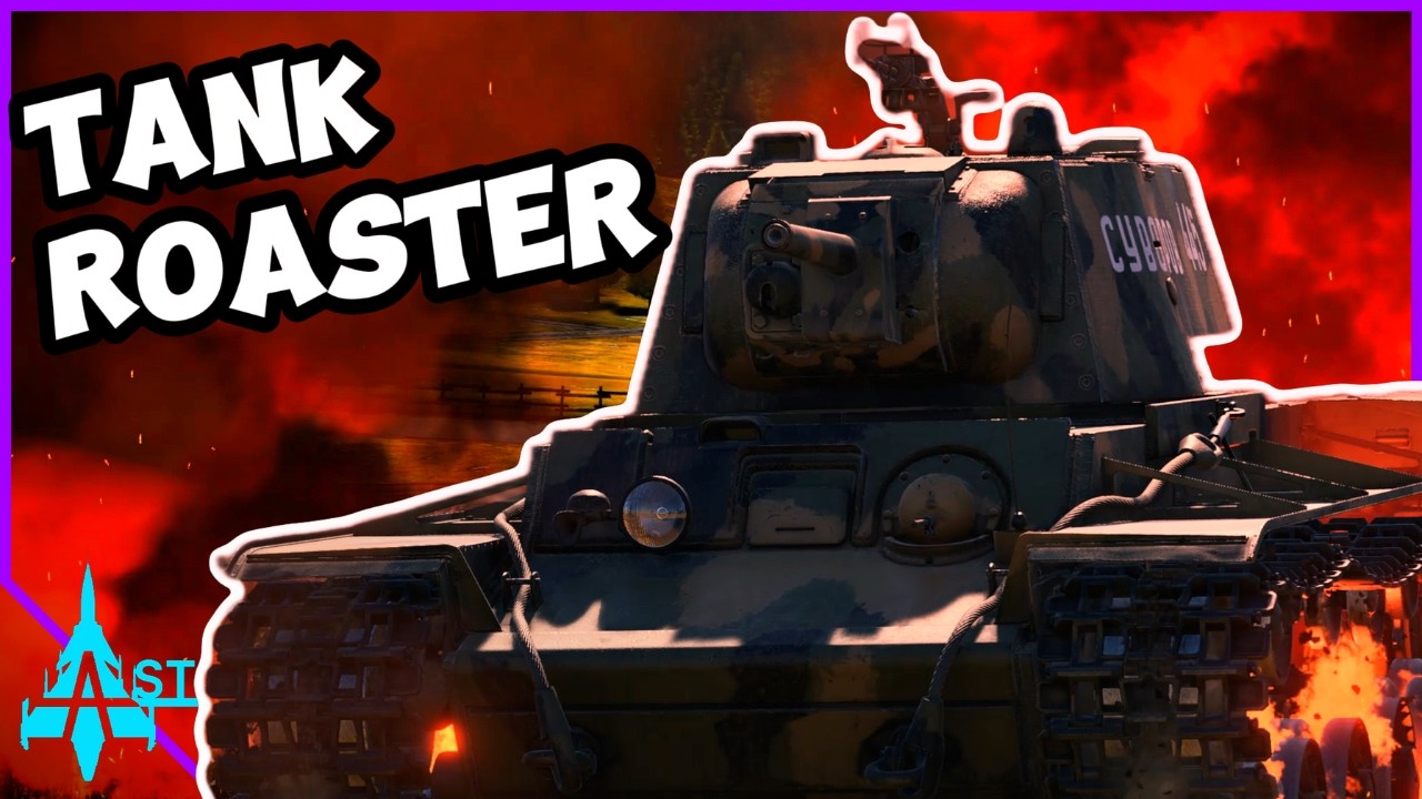 This Tank Roasts Open Tops - War Thunder Event KV-8 Review