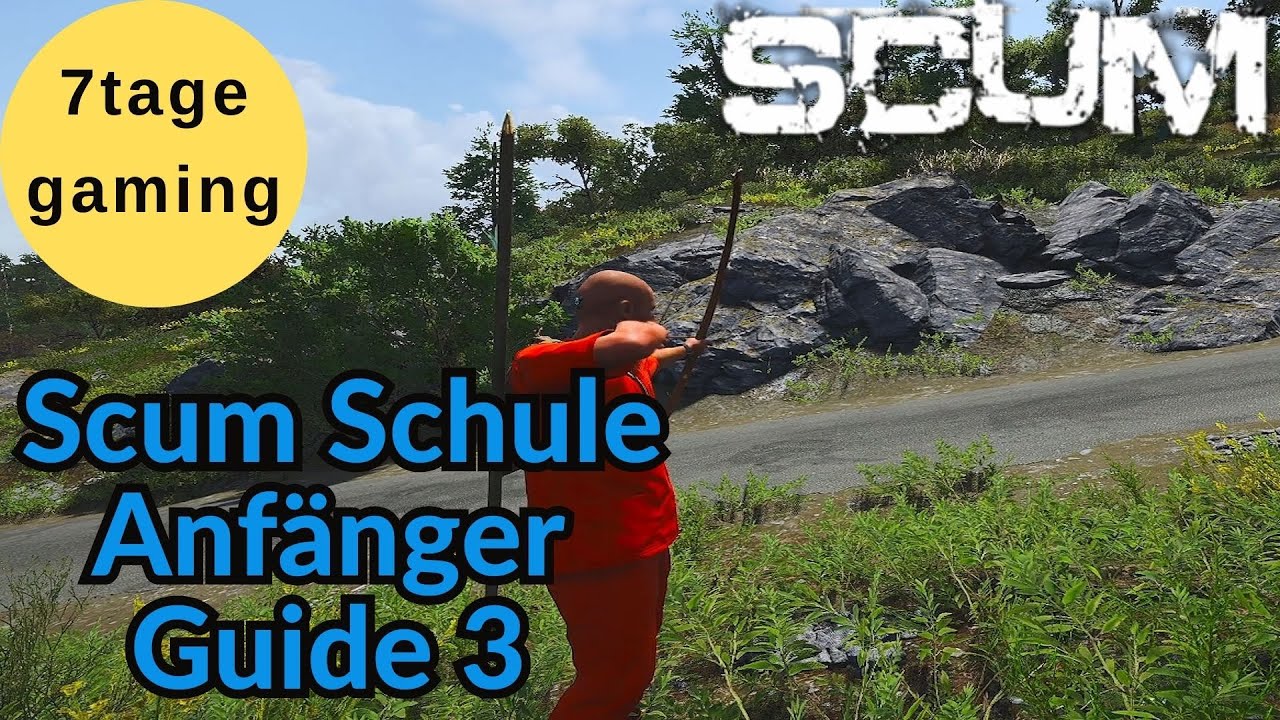SCUM Schule 🏹 3: Erste Kämpfe - Grundlagen Bogenschießen - Anfänger Guide