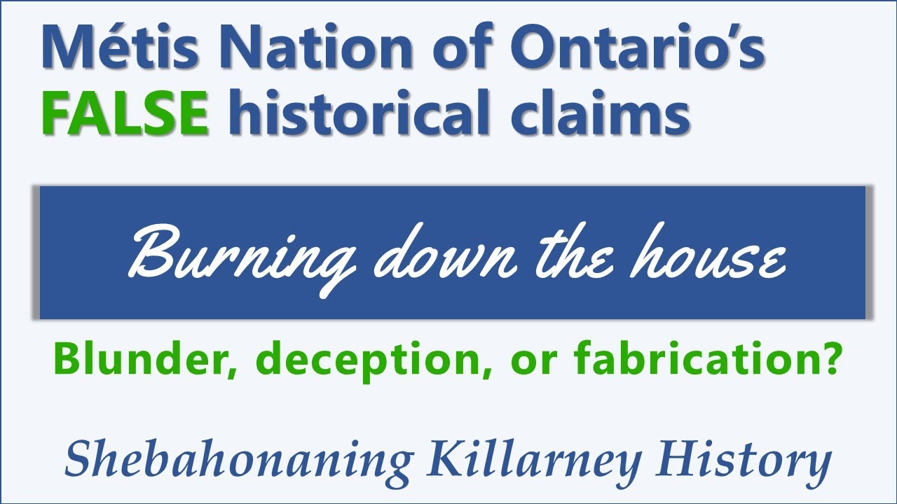 Did MNO’s “Métis” threaten the Indian Agent?
