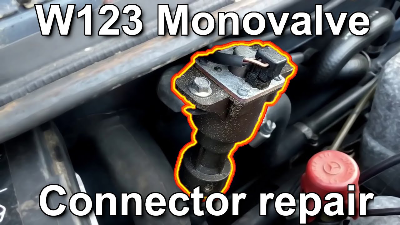 W123 A/C Improvement #462 Monovalve bad connection repair