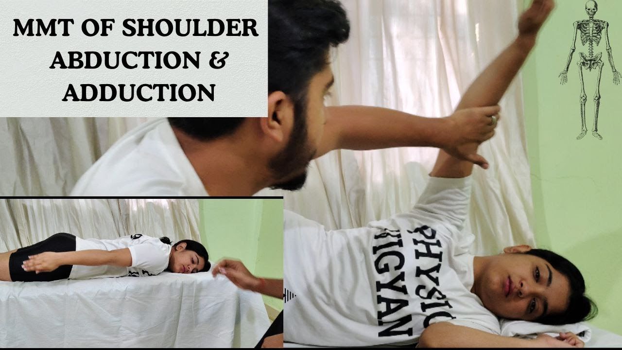 Shoulder Abduction & Adduction l Shoulder manual muscle testing l Shoulder Abduction & Adduction MMT