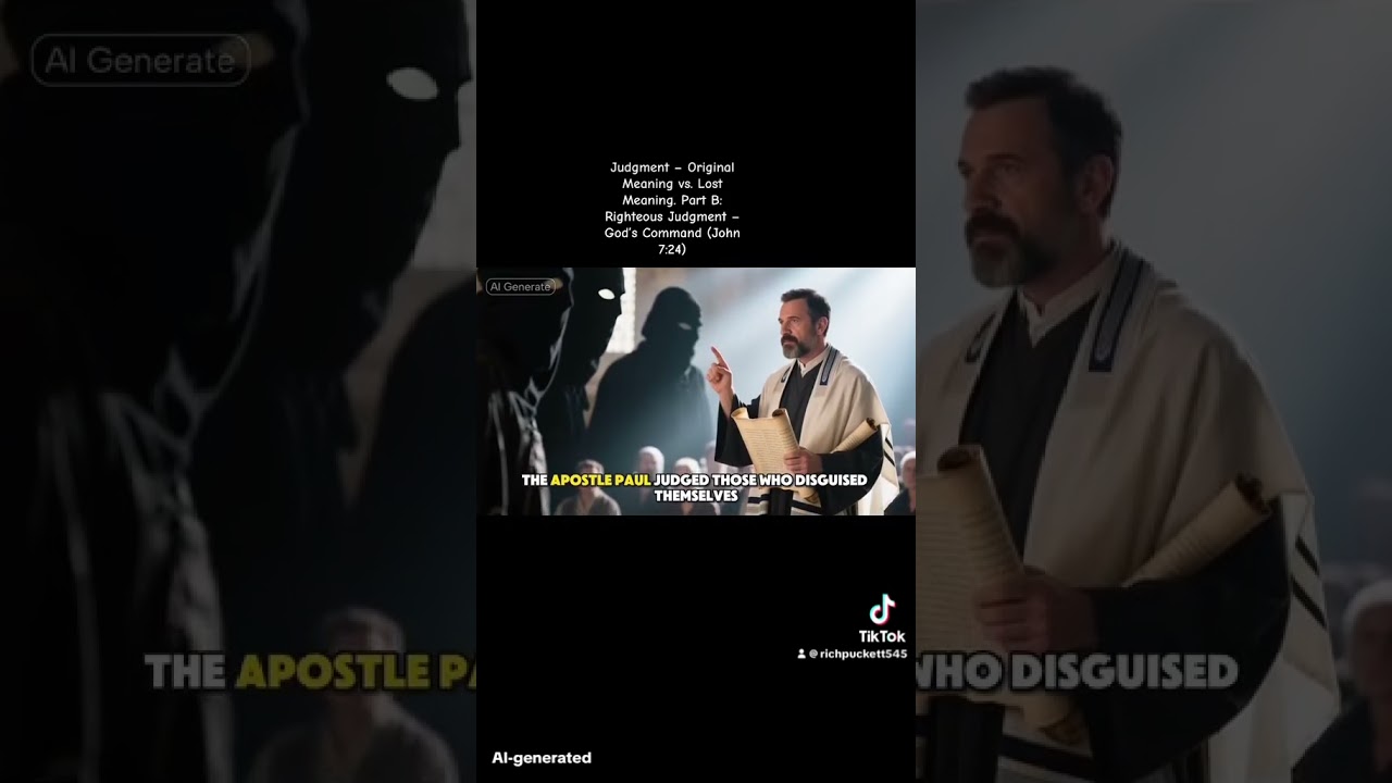 Righteous Judgment &ndash; God&rsquo;s Command  #BibleStudy #subscribers #knowledge ￼