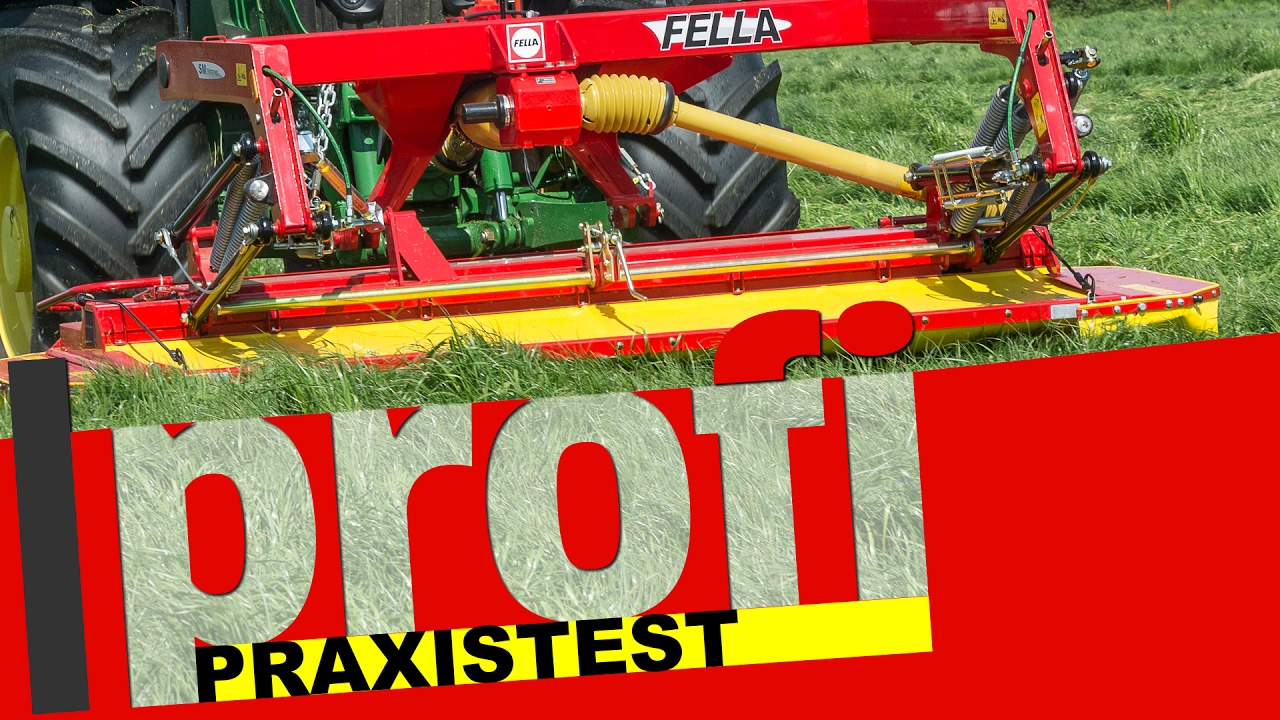 Fella SM 310 FZ KC (Ramos)- Frontmähaufbereiter im profi Praxistest
