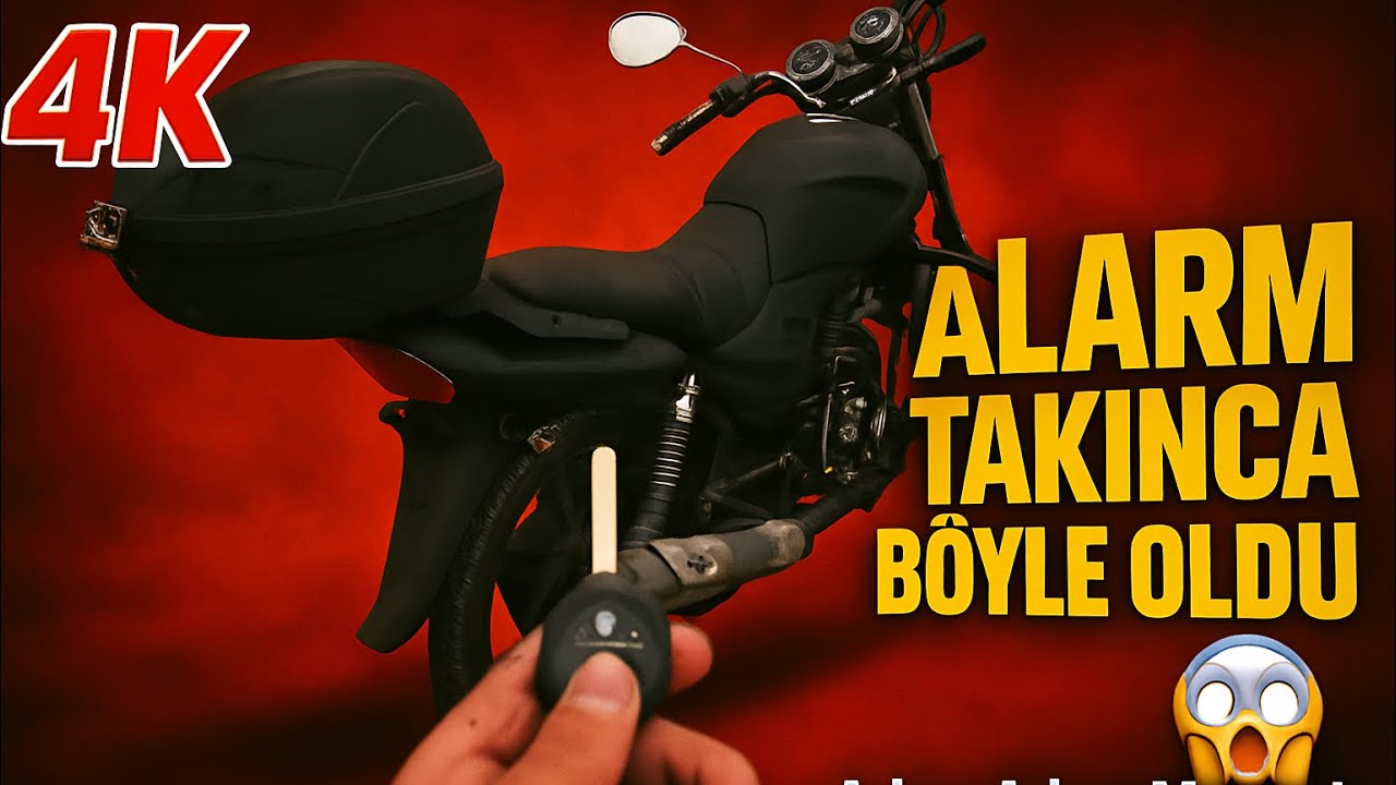 Cg motosiklete alarm ve start stop bağlama part 1 