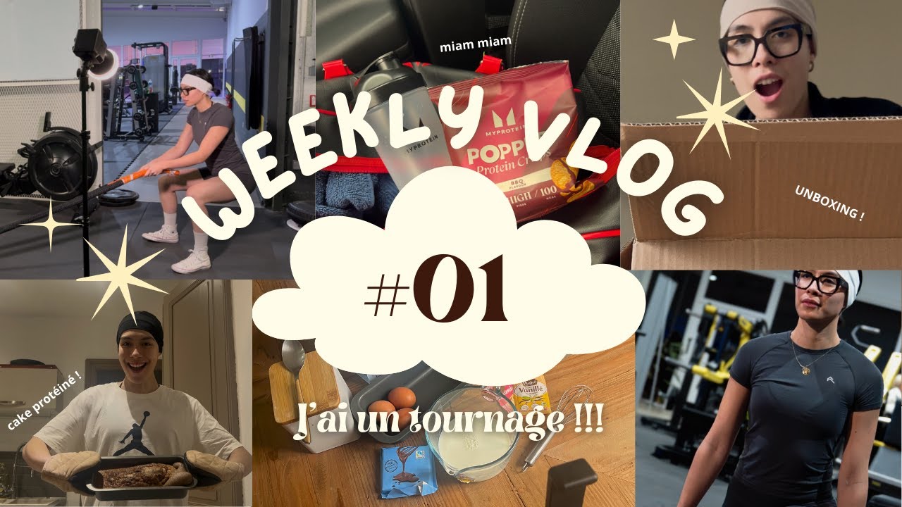 JE SUIS PRISE POUR UN TOURNAGE DANS UNE SALLE DE SPORT ! Je te raconte tout dans ce Weekly Vlog !