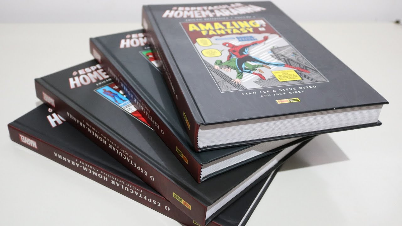 ESPETACULAR HOMEM-ARANHA EDIÇÕES DEFINITIVAS VOL 1,2,3 e 4
