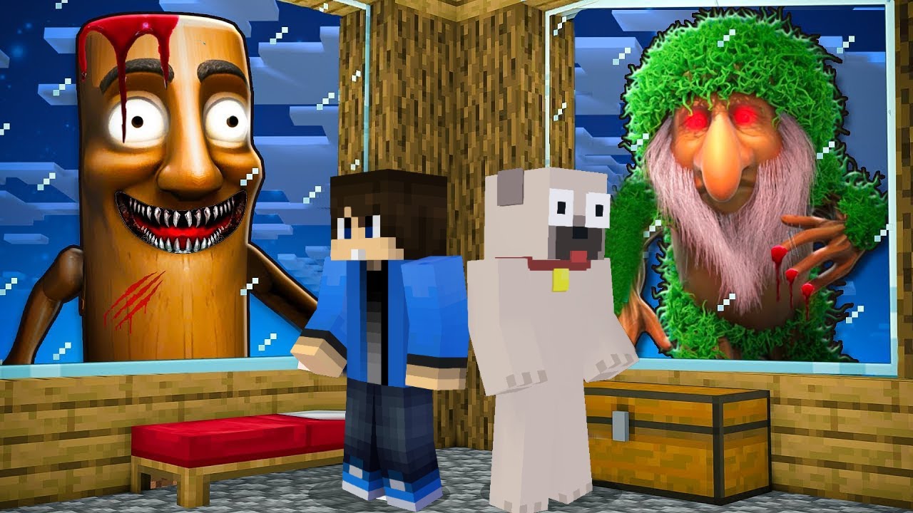 IJESZTŐ TUNG TUNG SAHUR MEGÁTMADTA A HÁZUNKAT A MINECRAFTBAN!