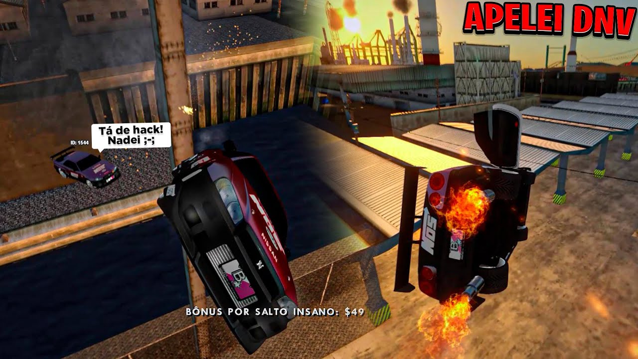 Apelei Eu Acho, Usei HANDLING + GRAVIDADE Para Dar Fuga No Meu Amigo GTA SAMP