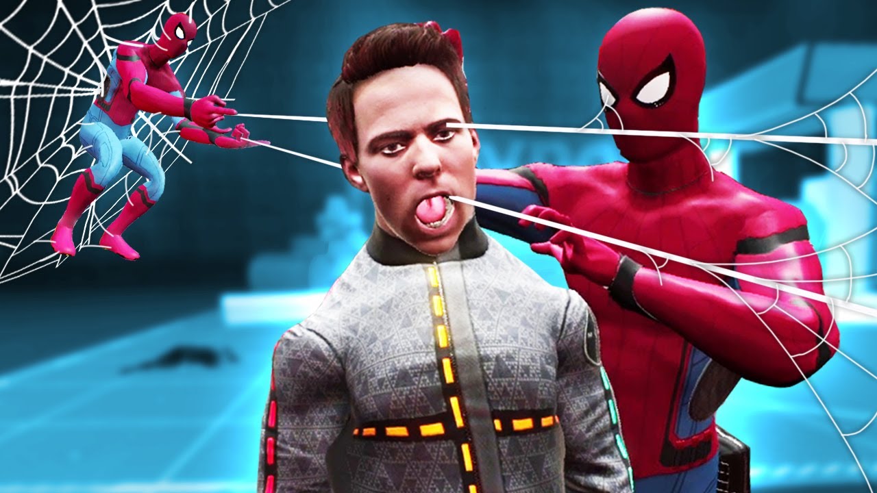 We Stole Spider Man Powers and Experimented on People (Boneworks VR Multiplayer Entanglement)