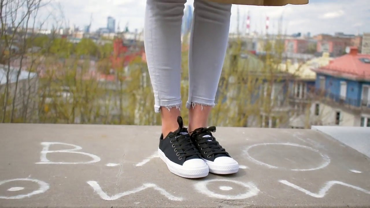 Видеообзор кед Converse all star Chuck Taylor 2 black white от магазина Converseoutlet ru