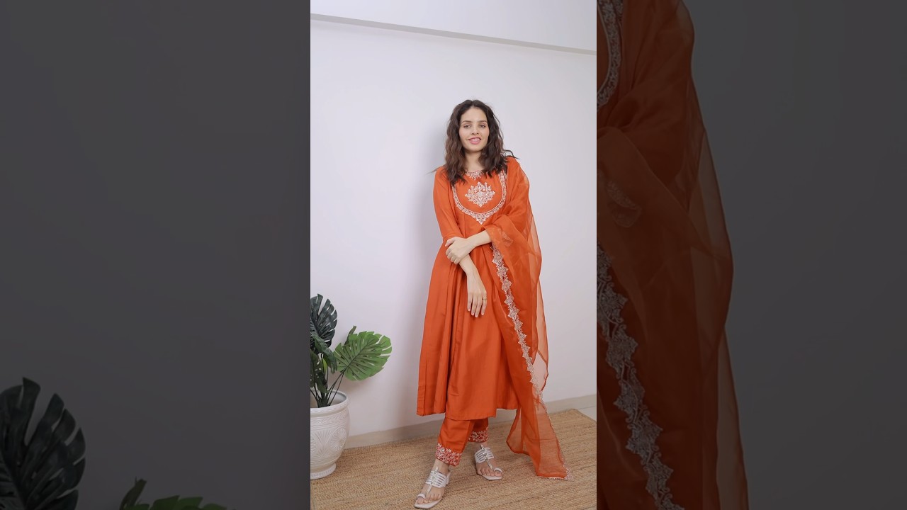 Party wear suits from myntra, link in community #partyweardress #partywearsuits