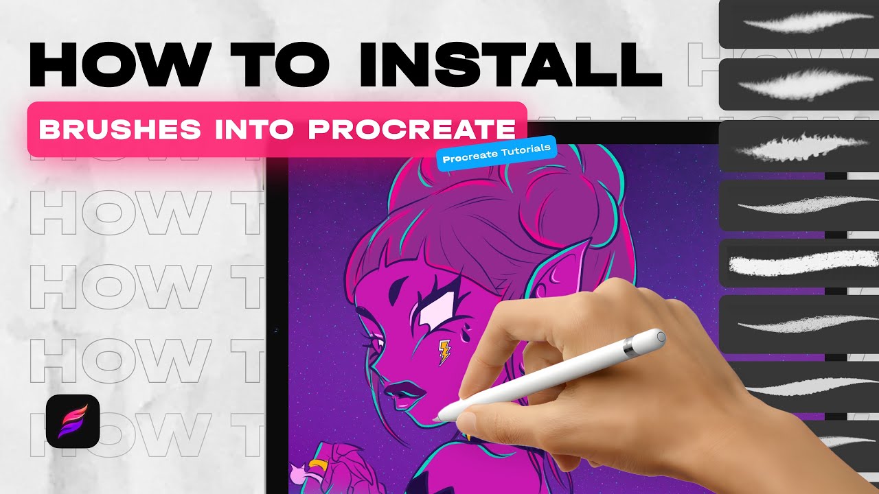 Как установить кисти в Procreate (и почему вам следует использовать приложение BRUSH)