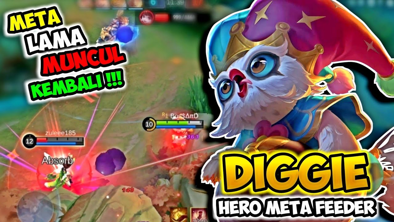 META DIGGIE FEEDER DAN BRUNO BERAKSI KEMBALI - KITA BUAT PUSING PALA MUSUHNYA - MLBB
