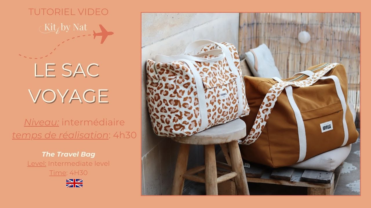Tutoriel Couture du SAC VOYAGE / New dimensions✨