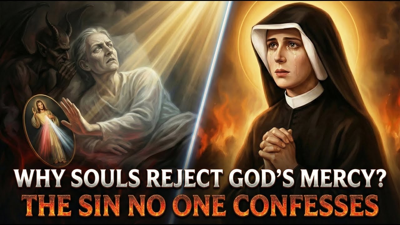 Saint Faustina Saw Why Souls REJECT God's Mercy at the Moment of Death — The Sin No One Confesses