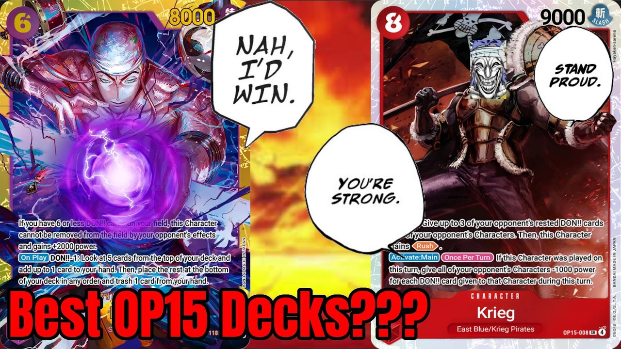 The STRONGEST OP15 Decks? Enel And Don Krieg Deck Profiles