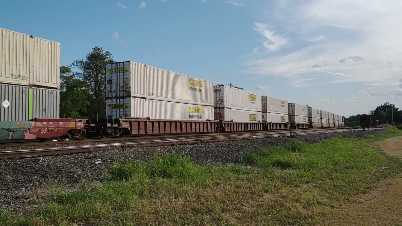 Northbound Z-Train at Perry, Ok September 21, 2024
