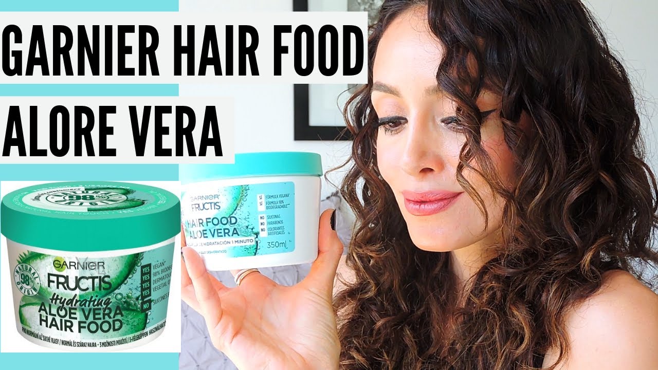 RESEÑA GARNIER HAIR FOOD ALOE VERA ✔️ Caro Montero