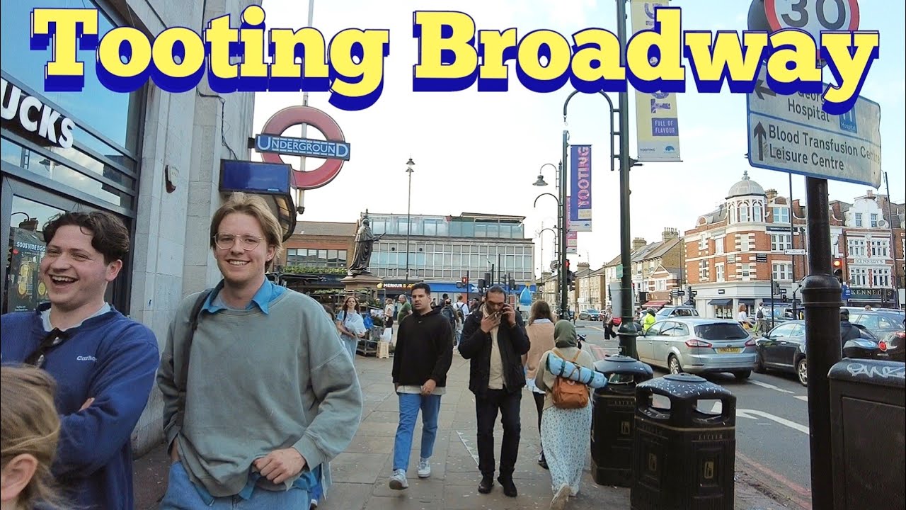 London Walk | TOOTING BROADWAY High Street Walking Tour 🇬🇧