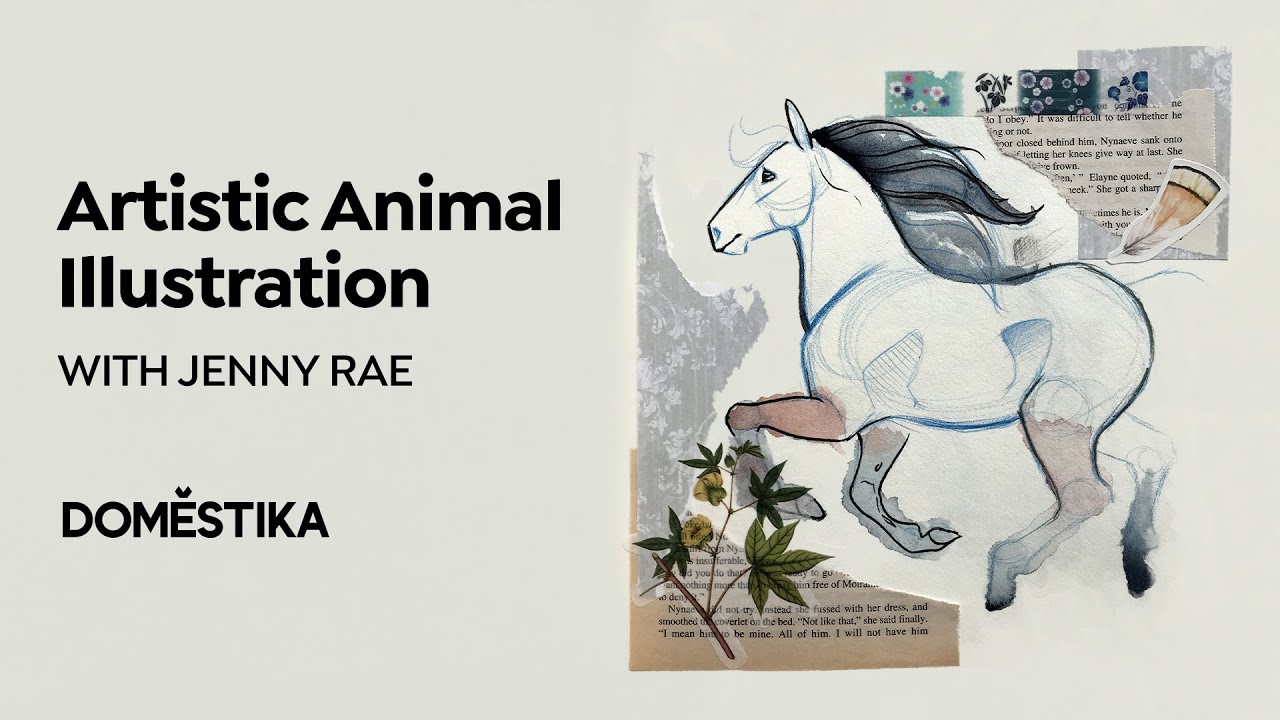 CURSO ONLINE Ilustración de animales: dibuja la vida salvaje en tu sketchbook de Jenny Rae