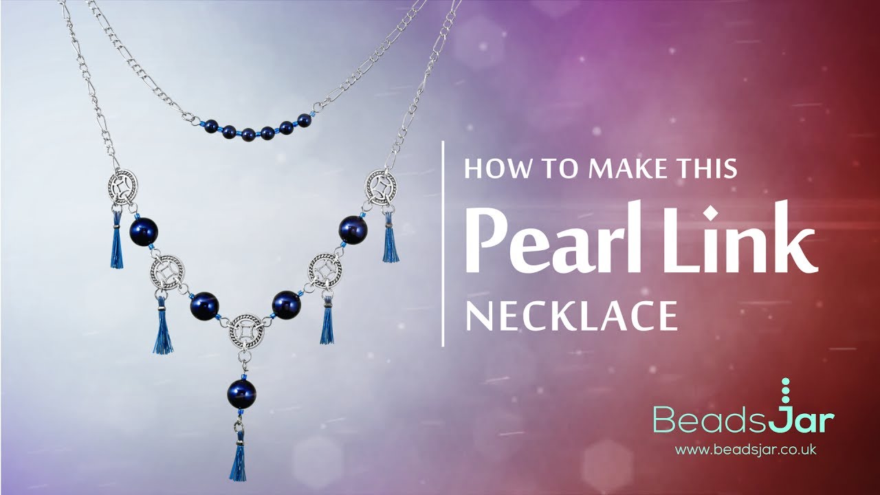 Pearl Link Necklace | Swarovski Pearls