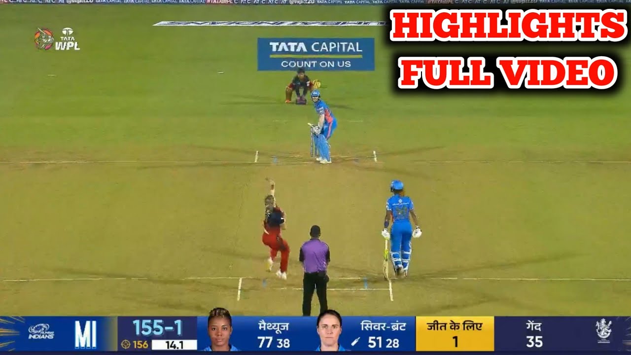 highlights of today's cricket match, women's ipl match highlights, wipl highlights