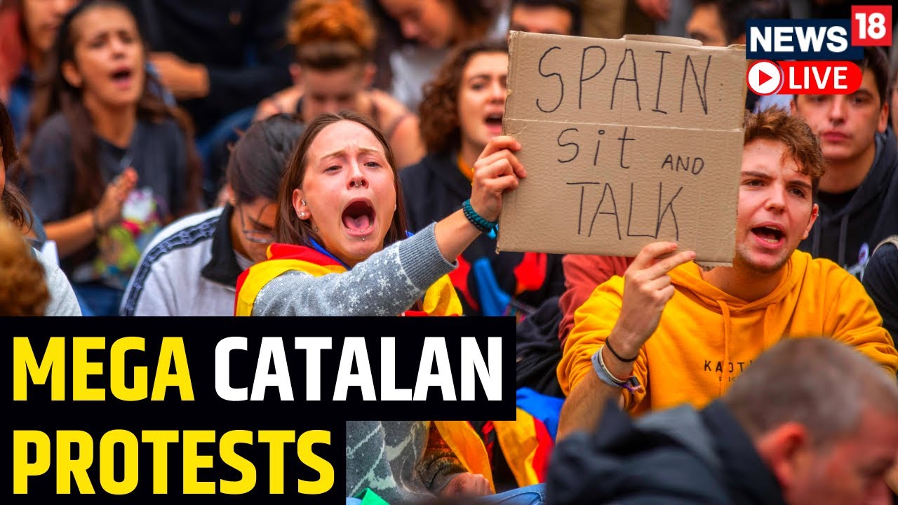 Catalan Separatists Protest During The Spain-France Summit | Protests In Spain | English News LIVE