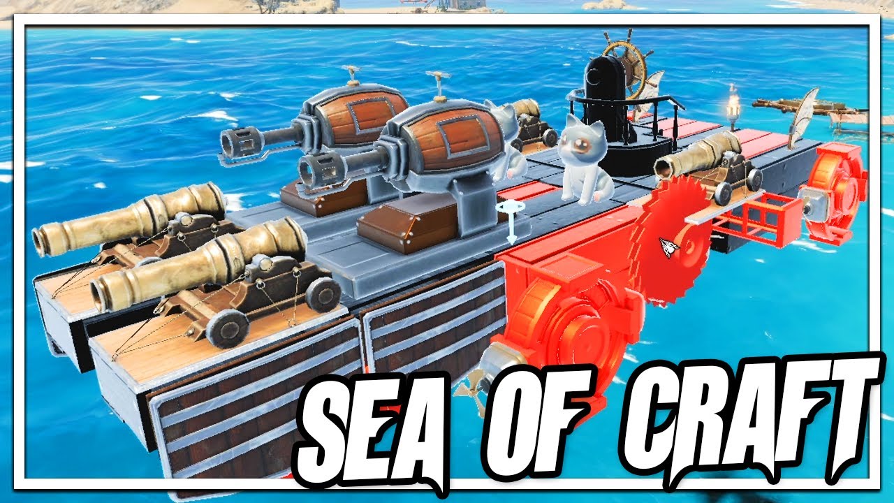This Game Lets You Build Techs On The Sea | Sea Of Craft