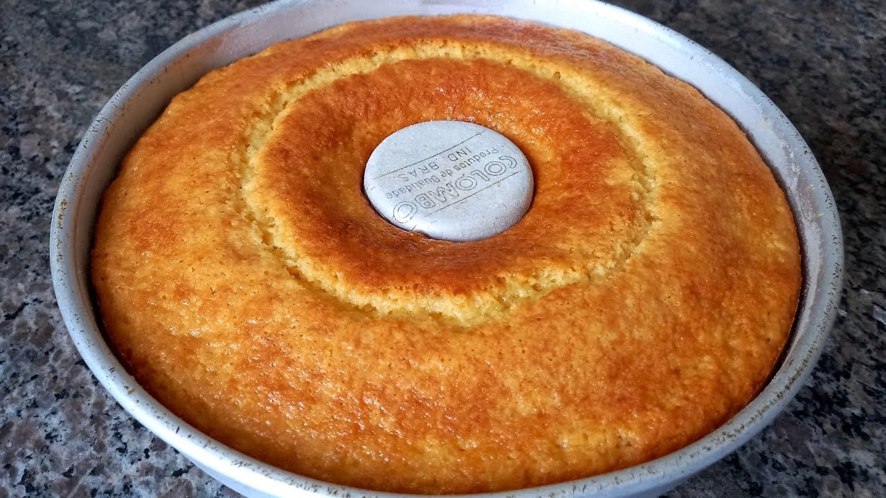 BOLO DE FUBÁ SIMPLES - SUPER FOFINHO