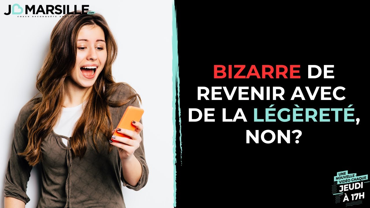 Communiquer avec son Ex: C'est pas bizarre de revenir avec du sourire et de la légèreté?