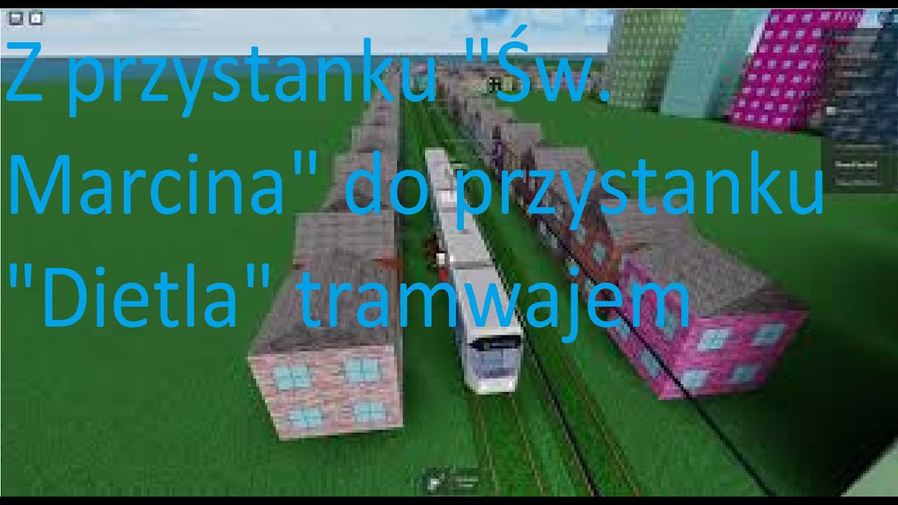 Z przystanku"Św. Marcina"do przystanku"Dietla"tramwajem 1 w grzeNid'sBuses&Trams//4 grudnia2020 roku