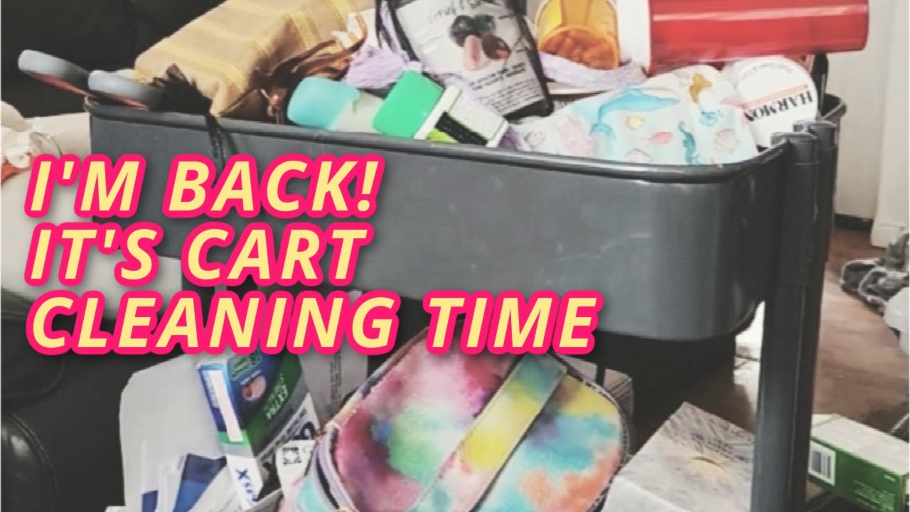 CART MAINTENANCE | I'm Back! Let's Declutter the Cart | My Decluttering Journey