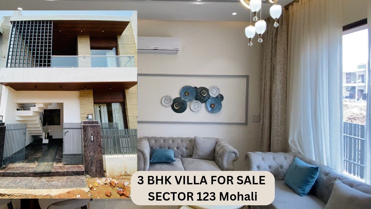 Villa In Mohali | Sector 123 Sunny enclave | 3 BHK | Gated Society | Cctv Camera 📷