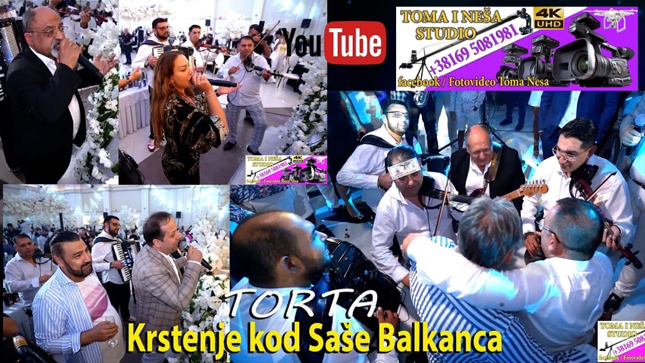 Krstenje kod Sase Balkanca- TORTA Majdan- Emir, Natasa, Djovani, Barbike- studio Toma Nesa