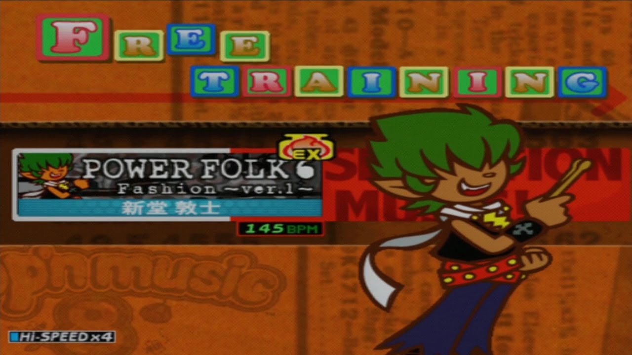 [POP'N MUSIC CS8] パワーフォーク6 - Fashion -ver.1- (EX)