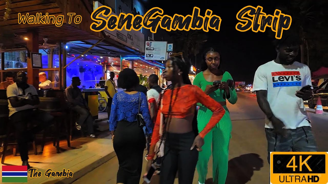Another Nightlife Walk to The Senegambia Strip in The Gambia [ Truth Avenue P.O.V]