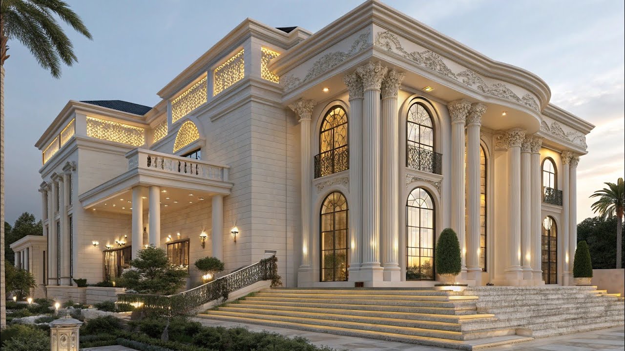 The Golden Palace | Ultra Modern Classic Villa with Regal Finishes | Luxury Mansion Tour 4K