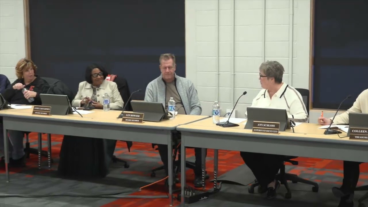 Elyria Board of Education Meeting, January 22, 2026