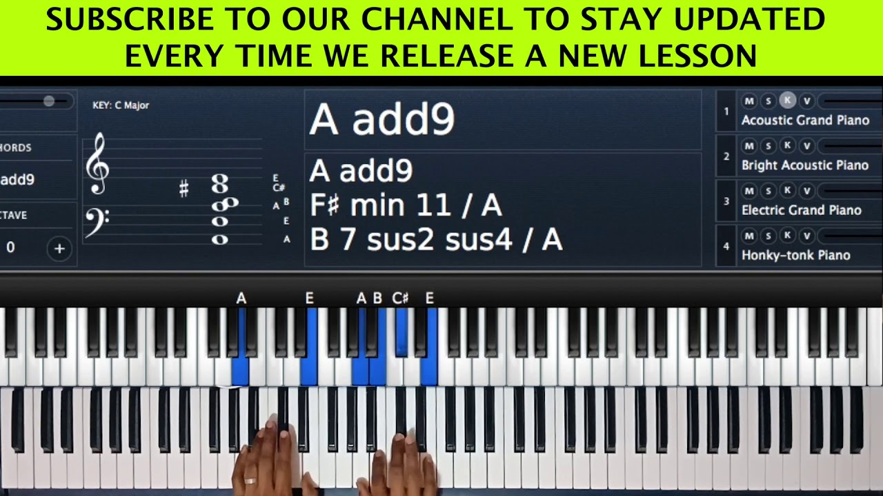 Piano Chord Voicing Techniques in Key D (Instructor- Emmanuel)