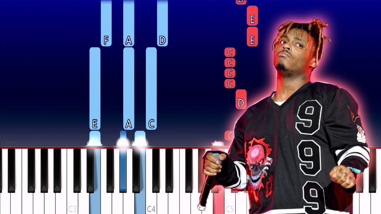 Juice WRLD - I'll Be Fine (Piano Tutorial)