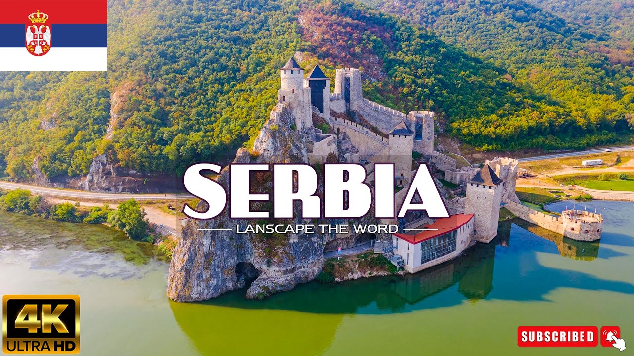 FLYING OVER Serbia Film | Wonderful Natural Landscape With Calming Music For New Fresh Day 4k