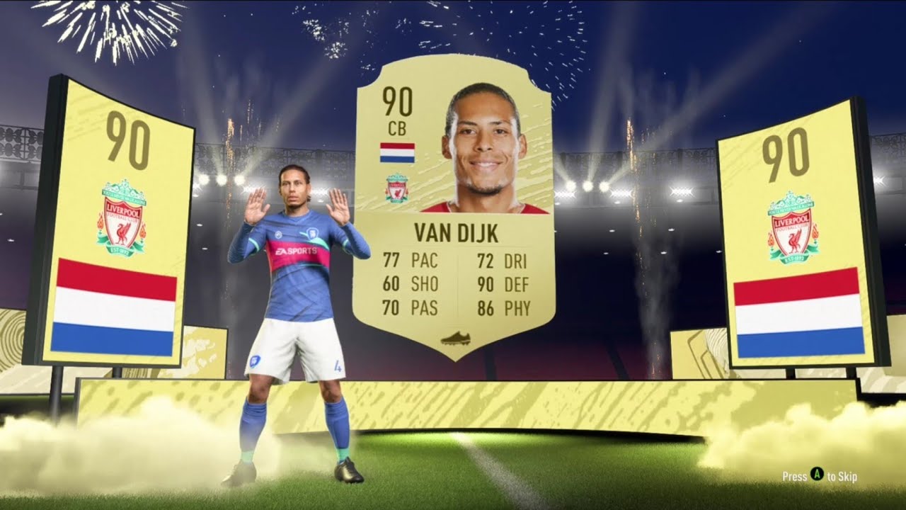 FIFA 20 VAN DIJK IN A PACK!!!