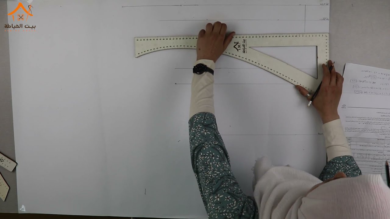 اتعلمى رسم الكورساج خطوة بخطوة مع بيت الخياطة